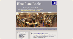 Desktop Screenshot of blueplatebooks.com